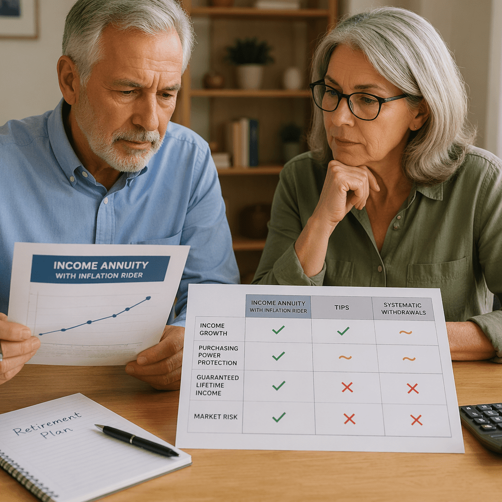 Income Annuity with Inflation Rider vs Market-Based Inflation ...